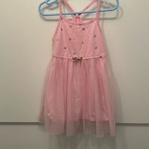 Little girl's dress 24months carters pink tulle bottom